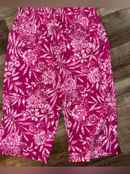 Erika Pants - Erika Fuchsia and Light Pink Floral Pants